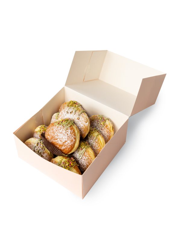 Zestaw pączków z pistacją - 10 sztuk