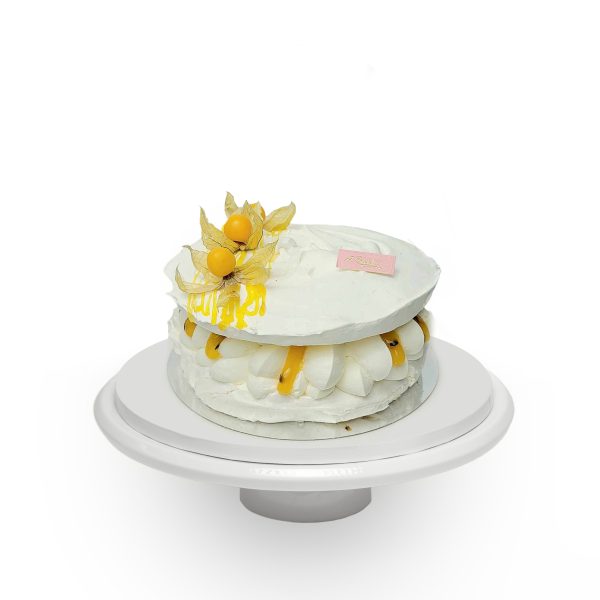 Tort bezowy z marakują - realizacja w 3 dni robocze.